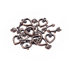 Tibetan Style Alloy Toggle Clasps X-RLF5027Y-2