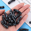 Opaque Spray Painted Acrylic Beads MACR-S372-002F-B01-5