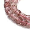Natural Strawberry Quartz Beads Strands G-H042-A11-02-4