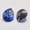 Faceted K9 Glass Rhinestone Charms RGLA-F053-C-001BB-2