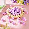 50Pcs Food Grade Eco-Friendly Silicone Beads SIL-TADJ0001-03C-5