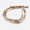 Non-magnetic Synthetic Hematite Beads Strands G-P338-25A-4mm-KCG-2