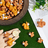 30Pcs 3 Styles PVC Plastic Squirrel Miniature Ornaments DJEW-SP0001-26-3