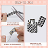 2Pcs Tartan Pattern Hotfix Glass Rhinestone DIY-ME0001-63A-3