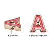Alloy Enamel Slide Charms ENAM-CJ0001-25-2