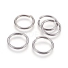 Tarnish Resistant 304 Stainless Steel Saw Cut Open Jump Rings STAS-P212-25P-06-1