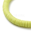 5Pcs 5 Color Polymer Clay Disc Surfer Stretch Bracelets Set BJEW-JB08801-4