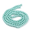 Baking Paint Pearlized Glass Pearl Round Bead Strands HY-Q003-6mm-32-5