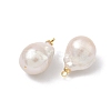 Natural Baroque Pearl Keshi Pearl Pendants PALLOY-JF04782-2