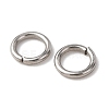 Tarnish Resistant 304 Stainless Steel Open Jump Rings X-STAS-Q186-02-5x0.8mm-3