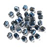 Electroplate Column Glass Beads EGLA-A043-02-FR02-1