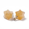 Natural Citrine Pendants G-C002-02G-4