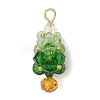 Glass Pendants PALLOY-MZ01029-1