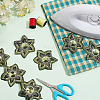 Iron on/Sew on Ethnic Style Embroidery Flower Polyester Lace Ribbons OCOR-WH0060-47A-4