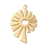 Brass Pendant KK-O100-18G-03-1