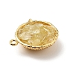 Natural Citrine Chip Pendants KK-C242-05G-18-4