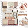 3 Sets 3 Styles Retro Filmstrip Paper Scrapbook Decorative Pads DIY-GA0005-55-2