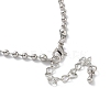 Cross Rhinestone Pendant Necklaces FK0815-9-3