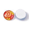 Printed Glass Cabochons GGLA-PH0004-11-2