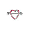 304 and 316 Surgical Stainless Steel Nipple Rings WGB4D52-12-1