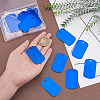 30Pcs Aluminum Pendants ALUM-BC0001-67-3