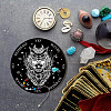CREATCABIN 1Pc Chakra Gemstones Dowsing Pendulum Pendants FIND-CN0001-15B-6