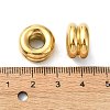 Ion Plating(IP) 304 Stainless Steel European Beads STAS-Z066-03G-2