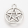 Tibetan Style Alloy Pendants TIBE-S303-13AS-RS-1