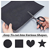 BENECREAT Black Nonslip Foam Adhesive Pad Mat for Furniture AJEW-BC0005-34-4