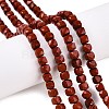 Natural Red Jasper Beads Strands G-N342-130-4