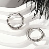 202 Stainless Steel Huggie Hoop Earrings X-EJEW-F111A-16mm-P-1