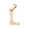 304 Stainless Steel Pendants STAS-F235-01G-L-1