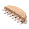 Natural Rose Quartz Scalp Massager AJEW-G058-01A-2