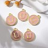 Golden Plated Alloy Enamel Charms LS-ENAM-S118-07U-5