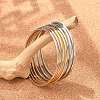 7Pcs 201 Stainless Steel Plain Bangle Sets for Women BJEW-L664-022C-M02-1