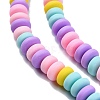 Handmade Polymer Clay Beads Strands CLAY-N008-008M-3