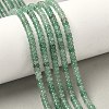 Natural Green Aventurine Beads Strands G-K343-C02-02-2