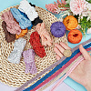32M 16 Colors Polyester Centipede Braid Lace Trim OCOR-PH0002-23-5