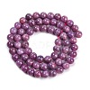 Natural Gemstone Ruby Round Beads Strands G-O017-6mm-06-01-5