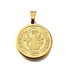 Ion Plating(IP) 304 Stainless Steel Pendants STAS-A053-24A-G-1
