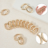 20Pcs Zinc Alloy Spring Gate Rings FIND-SP0004-30G-5