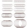 Iron Double Loops Jump Rings Split Rings and Iron Split Key Rings PH-IFIN-G079-05P-1