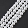Glass Pearl Beads Strands X-HY-10D-B01-1-1