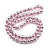 Electroplated Synthetic Non-magnetic Hematite Beads Strands G-B132-B01-01-3