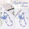 1Pc Bowknot Synthetic Quartz Bead Mobile Straps AJEW-BM0001-48B-6