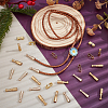 16Pcs Brass Bolo Tie Slide Clasps KK-NB0004-19-4