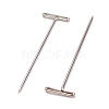 Nickel Plated Steel T Pins for Blocking Knitting FIND-D023-01P-06-2