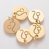 304 Stainless Steel Charms STAS-Q201-T445-5G-1
