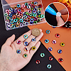 2 Bags Fluorescent Glass Cabochons GGLA-PH0001-74-3
