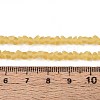 Frosted Transparent Glass Beads Strands GLAA-N016-4mm-23-2